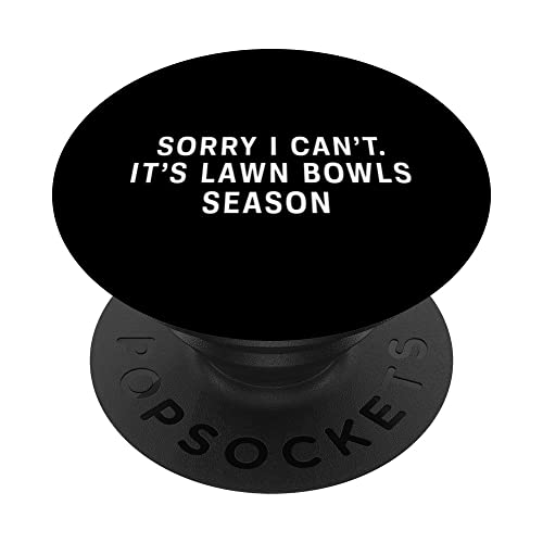 Funny Lawn Bowls Idea For Women & Novelty Lawn Bowling PopSockets Swappable PopGrip