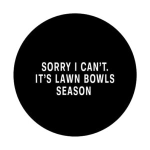 Funny Lawn Bowls Idea For Women & Novelty Lawn Bowling PopSockets Swappable PopGrip