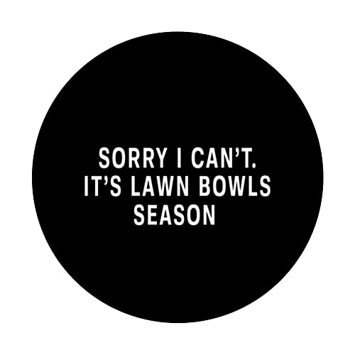 Funny Lawn Bowls Idea For Women & Novelty Lawn Bowling PopSockets Swappable PopGrip