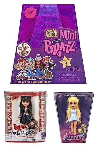 MGA's Miniverse Mini Bratz Series 2 Collectible Figures, 2 Mini Bratz in Each Pack, Blind Packaging Doubles as Display, Y2K Nostalgia, Collectors Ages 6 7 8 9 10+