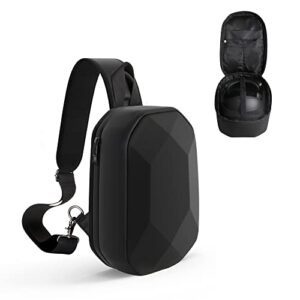hard carrying case for meta quest 2 jsver black backpack travel case for oculus quest 2 /quest pro accessories