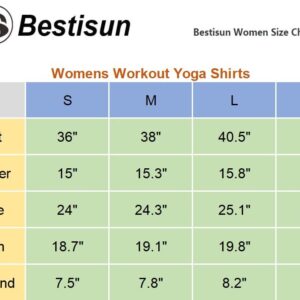 Bestisun Women Open Back Crop Tops Long Sleeve Workout Athletic Gym Cropped Dance Shirt Active Wear Yoga Tops Athletic Hiking Sport Clothes White L