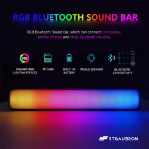 STGAubron Gaming Desktop PC,Intel Core i7 up to 3.9G,GeForce RTX 3060 12G GDDR6,32G,1TB SSD,WiFi,BT 5.0,RGB Fanx6,RGB Keybaord,RGB Mouse,Mouse Pad,RGB Bluetooth Sound Bar,RGB BT Gaming Mic,W10H64