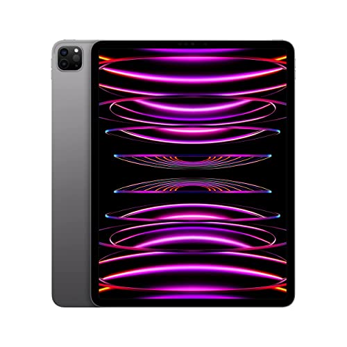 2022 Apple iPad Pro (12.9-inch, Wi-Fi, 256GB) - Space Gray (Renewed)