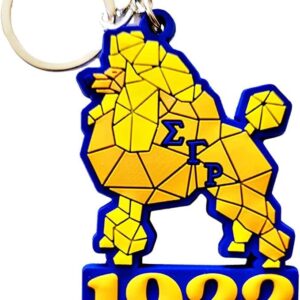 Reflections By Zana Sigma Gamma Rho Poodle Keychain