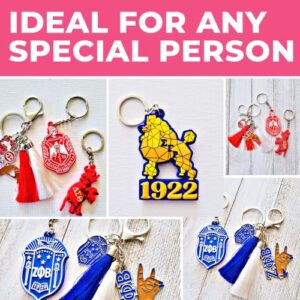 Reflections By Zana Sigma Gamma Rho Poodle Keychain