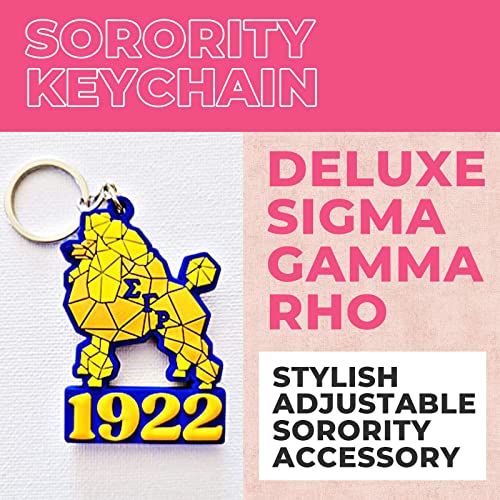 Reflections By Zana Sigma Gamma Rho Poodle Keychain