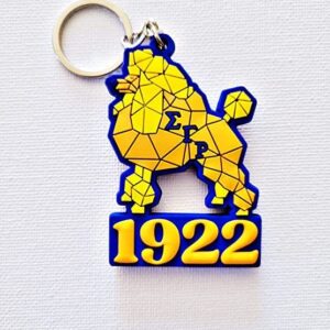 Reflections By Zana Sigma Gamma Rho Poodle Keychain