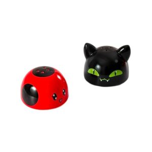 zag store - miraculous ladybug - salt and pepper shakers tikki and plagg