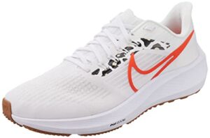 nike women's low-top sneakers, white team orange platinum tint, 7.5