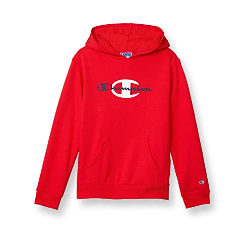 Champion Big, Kids' Sweatshirts for Boys, Pullover Hoodie, Multiple Graphics, Scarlet-593027