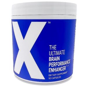 x - the ultimate brain performance enhancer — world's most powerful brain supplement capsule - increase focus, energy, memory, concentration, productivity - backed by science - nootropic stack