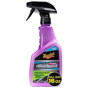 meguiar's hybrid ceramic tire shine - long-lasting shine that's durable & water-resistant with meguiar's hybrid ceramic technology - 16 oz spray