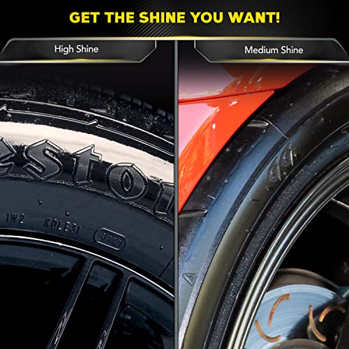Meguiar's Hybrid Ceramic Tire Shine - Long-Lasting Shine That's Durable & Water-Resistant with Meguiar's Hybrid Ceramic Technology - 16 Oz Spray