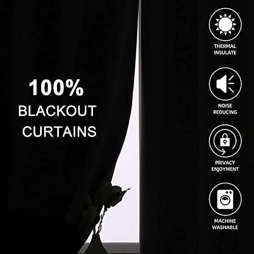 OVZME Taupe Velvet Blackout Curtains for Bedroom with 100% Blackout Liner, Double Layers Full Room Darkening Thermal Insulated Curtains, Soft Luxury Metallic Silver, Top Grommets&Box Pleat, 2x42x84