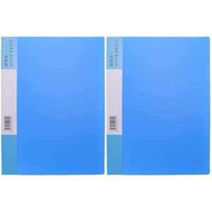 color envelope 2pcs folders capacity documents transparent clip materials bag exam inner board organizing folder clear paper pockets for letter large a holder expanding and cover