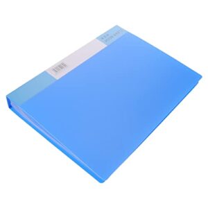 Color Envelope 2pcs Folders Capacity Documents Transparent Clip Materials Bag Exam Inner Board Organizing Folder Clear Paper Pockets for Letter Large A Holder Expanding and Cover