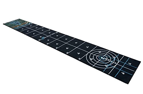 ME AND MY GOLF 6 in 1 Games Golf Putting Mat (14ft) - Includes Instructional Training Videos, Black