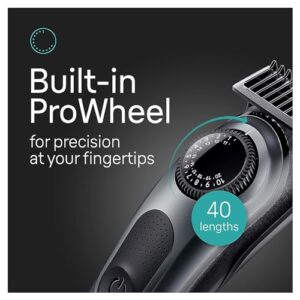 Braun All-in-One Style Kit Series 5 5490, 9-in-1 Trimmer for Men with Beard Trimmer, Body Trimmer for Manscaping, Hair Clippers & More, Ultra-Sharp Blade, 40 Length Settings, Waterproof