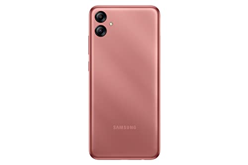 SAMSUNG Galaxy A04 (SM-A045F/DS) Dual SIM 64GB/ 4GB, 6.5" GSM Unlocked, International Version (32GB SD Card Bundle) - Copper