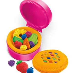 Cra-Z-Art Softee Dough Scented Fruit Frenzy Playset, Modeling Dough Play Toy for Kids Ages 3 and up