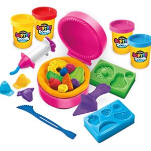 Cra-Z-Art Softee Dough Scented Fruit Frenzy Playset, Modeling Dough Play Toy for Kids Ages 3 and up