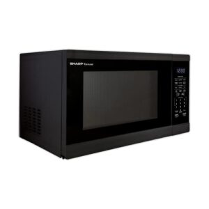 SHARP ZSMC1461HB Oven with Removable 12.4" Carousel Turntable, Cubic Feet, 1100 Watt Countertop Microwave, 1.4 CuFt, Black