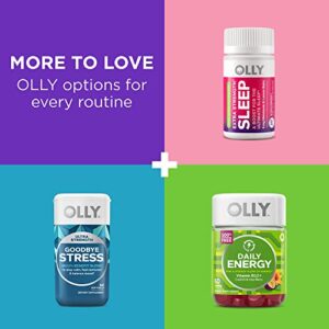 OLLY Relaxing Sleep Fast Dissolve Tablets, 3mg Melatonin, Vegan, Apple Berry - 30ct