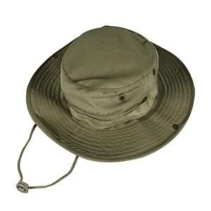 sun hats for men women bucket hat upf 50+ boonie hat foldable uv protection hiking beach fishing summer safari(1pack-army green)