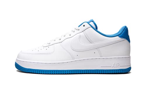 Nike Mens Air Force 1 '07 DR9867 101 White/Light Photo Blue - Size 8.5