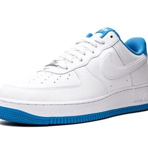 Nike Mens Air Force 1 '07 DR9867 101 White/Light Photo Blue - Size 8.5