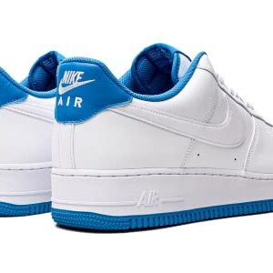 Nike Mens Air Force 1 '07 DR9867 101 White/Light Photo Blue - Size 8.5