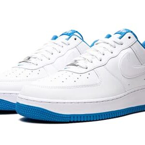 Nike Mens Air Force 1 '07 DR9867 101 White/Light Photo Blue - Size 8.5