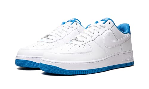 Nike Mens Air Force 1 '07 DR9867 101 White/Light Photo Blue - Size 8.5