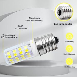 SigeIy 5304517886 Refrigerator Light Bulb Replacement Compatible with Frigidaire Electrolux Refrigerator Replace 5304498578 KEI D28a KEL2811 7297114000 7241552801 5304495326 (100V-265V 3.8W) White