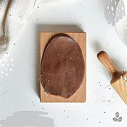 Wooden Cookie Molds, Carved Wooden Biscuit Mold Baking Cookie Mold Wooden Kitchen Cookie Cutter Embossing Press Stamp Molds Gingerbread Mold DIY Cookie Stamp (Owl 2)