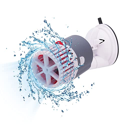 Aquarium Wave Maker,CHERLAM Circulation Pump 360° Rotating,1981GPH Powerhead Submersible Water Pump for FIsh Tank,Mini Water Circulation Device