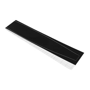 for ps5 console middle skin, host middle strip sticker center part protection strip film for ps5 optical drive edition host, durable and scratch resistant (brushed black)