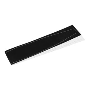 for PS5 Console Middle Skin, Host Middle Strip Sticker Center Part Protection Strip Film for PS5 Optical Drive Edition Host, Durable and Scratch Resistant (Brushed Black)