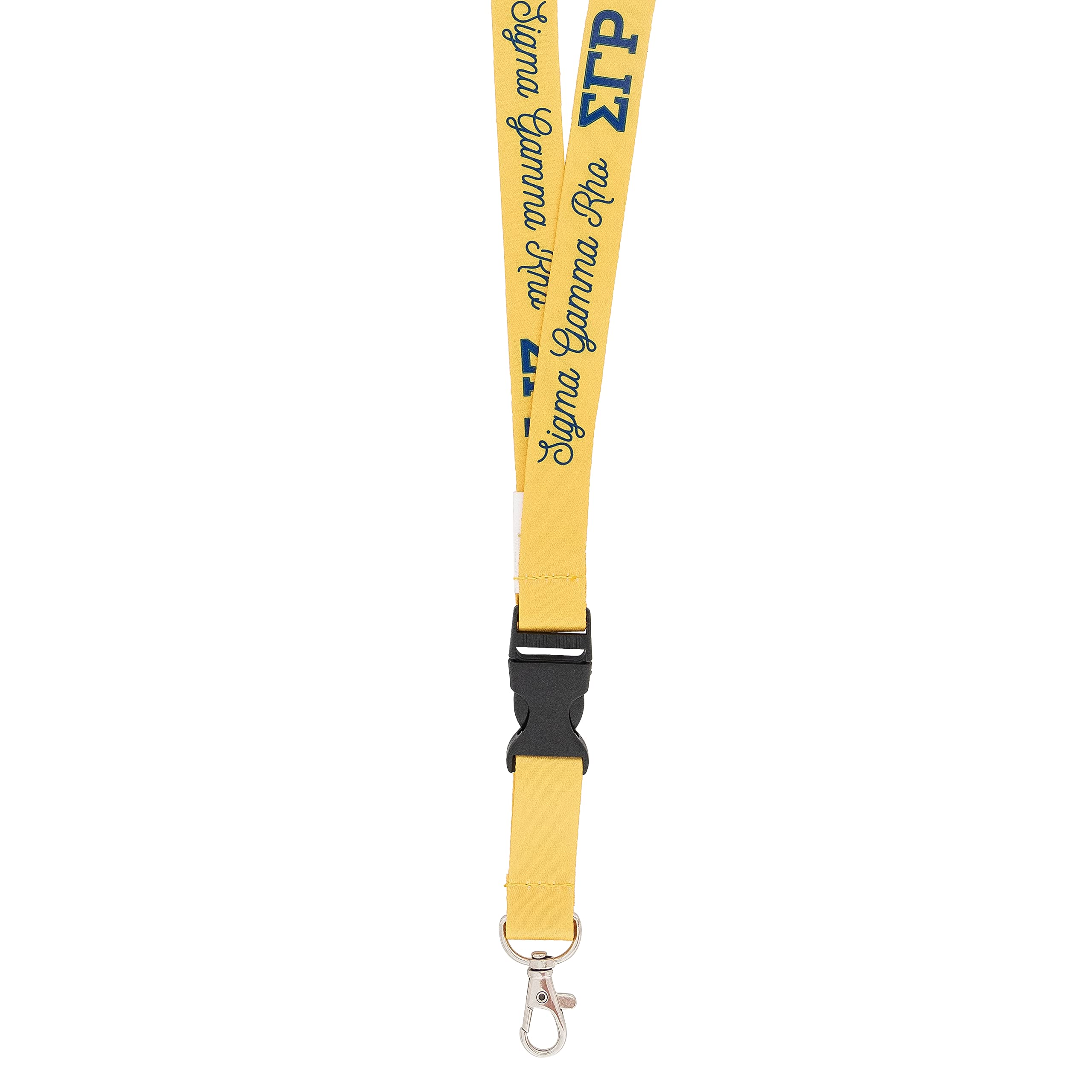 Desert Cactus Sigma Gamma Rho Sorority Lanyard Car Keys ID Badge Holder Keychains Detachable Breakaway Snap Buckle (Lanyard - Yellow)