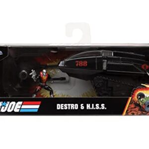 G.I. Joe 1:32 H.I.S.S. Die-Cast Car & 1.65" Destro Figure, Toys for Kids and Adults