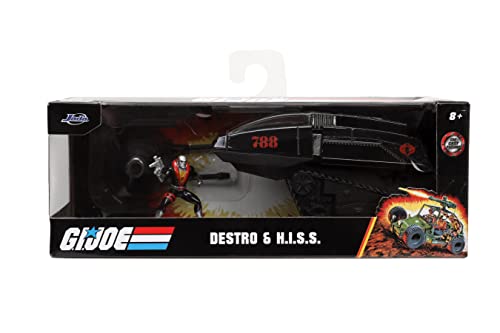 G.I. Joe 1:32 H.I.S.S. Die-Cast Car & 1.65" Destro Figure, Toys for Kids and Adults