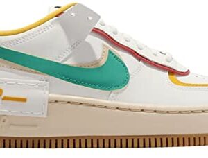 Nike AIR Force 1 Shadow White/Yellow/RED/Green CI0919 118 Women's Size 9.5 KC