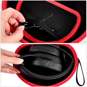 Headphone Case Compatible with Skullcandy Crusher/Hesh/Evo Wireless Over-Ear Bluetooth Headphones and More Foldable Headset Earphones, Hard Shell Earphone Protector Organizer Bag Pouch - Box Only