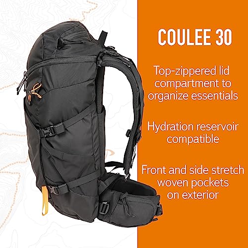 Mystery Ranch Coulee 30 Backpack - Lightweight Hiking Daypack, 30L, S/M, Black