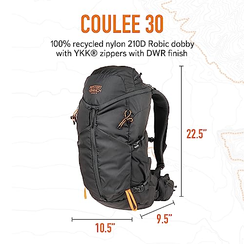 Mystery Ranch Coulee 30 Backpack - Lightweight Hiking Daypack, 30L, S/M, Black