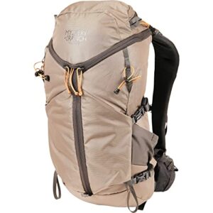 mystery ranch coulee 20 backpack - lightweight hiking daypack, 20l, l/xl, stone