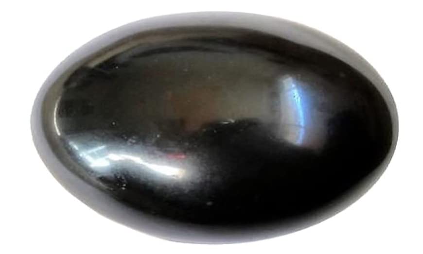 SynSpiritStore Original Shaligram/Shalagram Shila Stone (Approx. 2 Inch) for Lord Vishnu Pooja and Tulsi Pooja, Nepal Gandaki River Stone