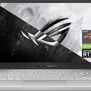 ASUS ROG Zephyrus Gaming Laptop 2023 Newest, 14" FHD 144HZ Display, AMD Ryzen 7 5800HS, NVIDIA GeForce RTX 3060 Graphics, 16GB RAM, 1TB SSD, Bluetooth, Wifi6, Windows 11 Home, White