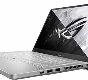 ASUS ROG Zephyrus Gaming Laptop 2023 Newest, 14" FHD 144HZ Display, AMD Ryzen 7 5800HS, NVIDIA GeForce RTX 3060 Graphics, 16GB RAM, 1TB SSD, Bluetooth, Wifi6, Windows 11 Home, White